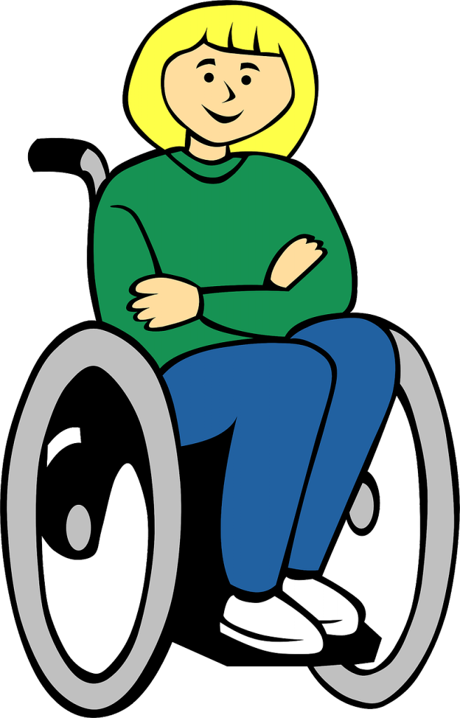 mujer silla de ruedas